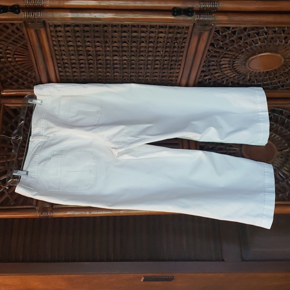 EDDIE BAUER Vashon Fit - White Capri Jeans - Size 14 - Picture 9 of 12